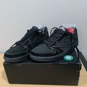 Jordan 1 Low x Travis Scott - Black Phantom